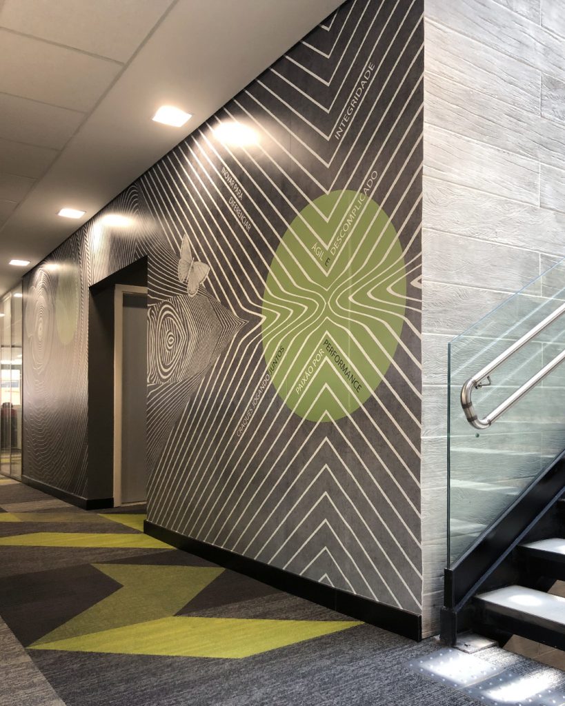 Papel de parede personalizado.